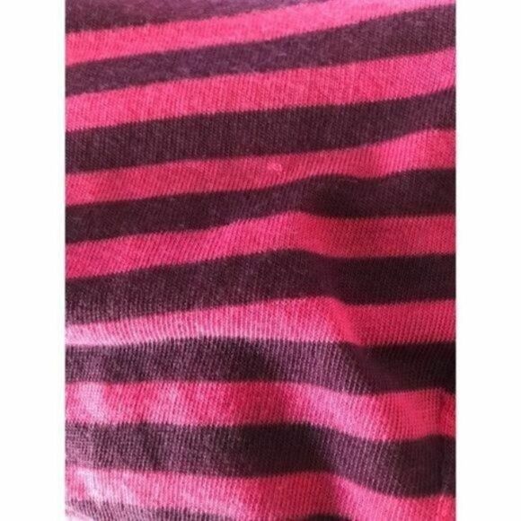 BCBGMaxazria Womens Tunic Top Size XS Striped Begonia Stretch Casual Shirt - Picture 7 of 7